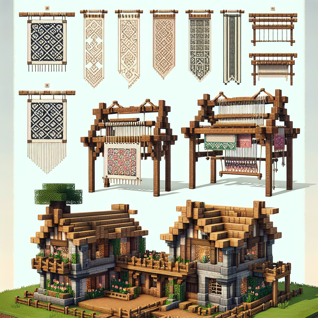 Creative Uses for the Minecraft Loom in Your Builds