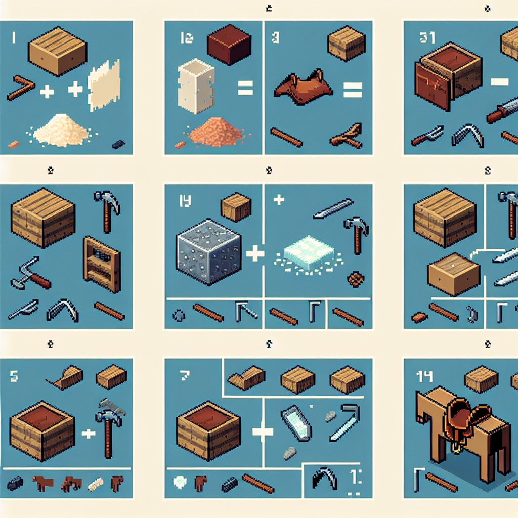 Crafting a Saddle in Minecraft: A Step-by-Step Guide